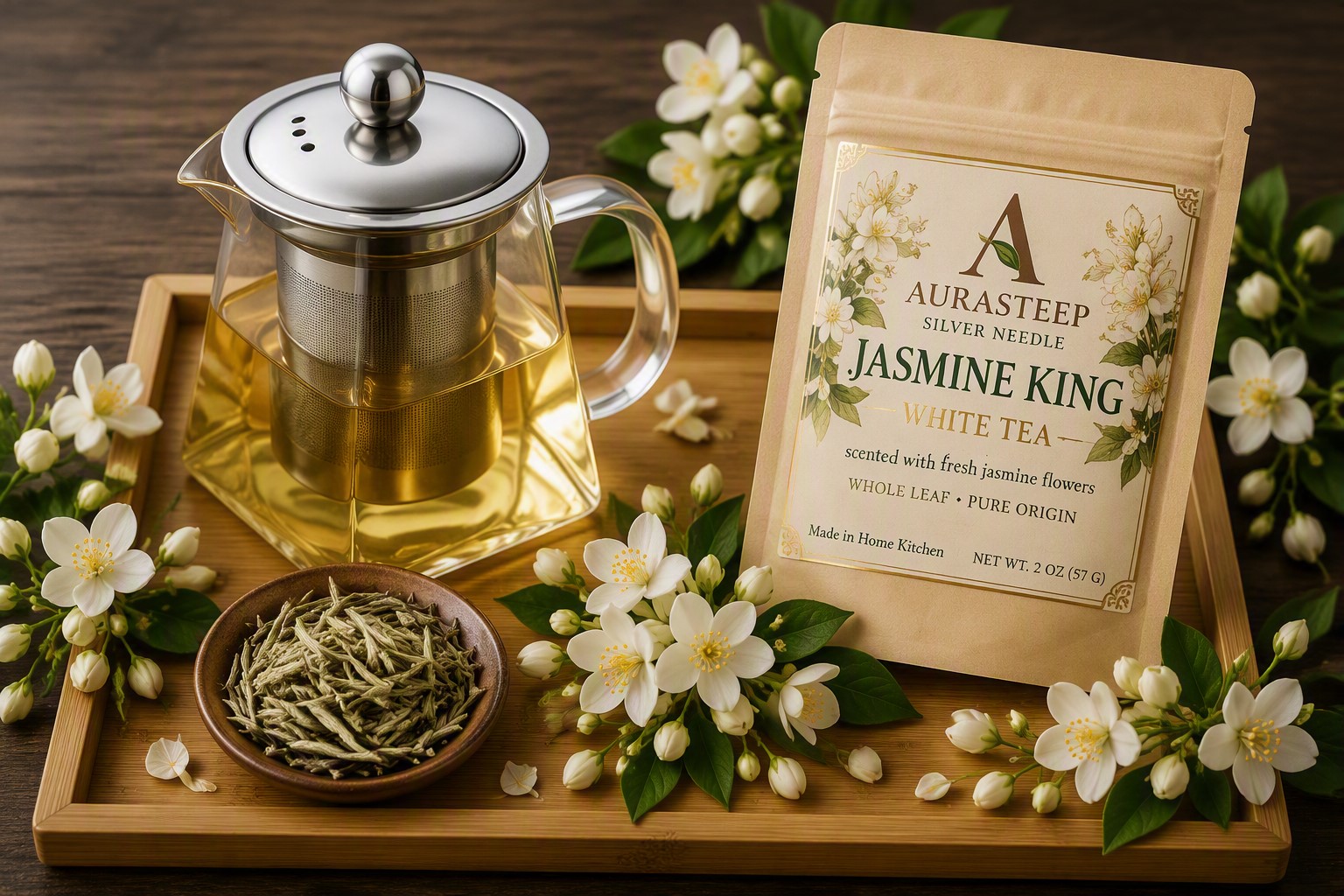 Jasmine King tea by Aurasteep